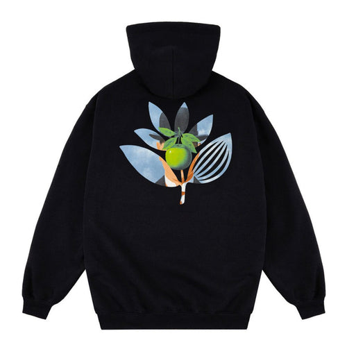 Magenta Pomme Hoodie Black