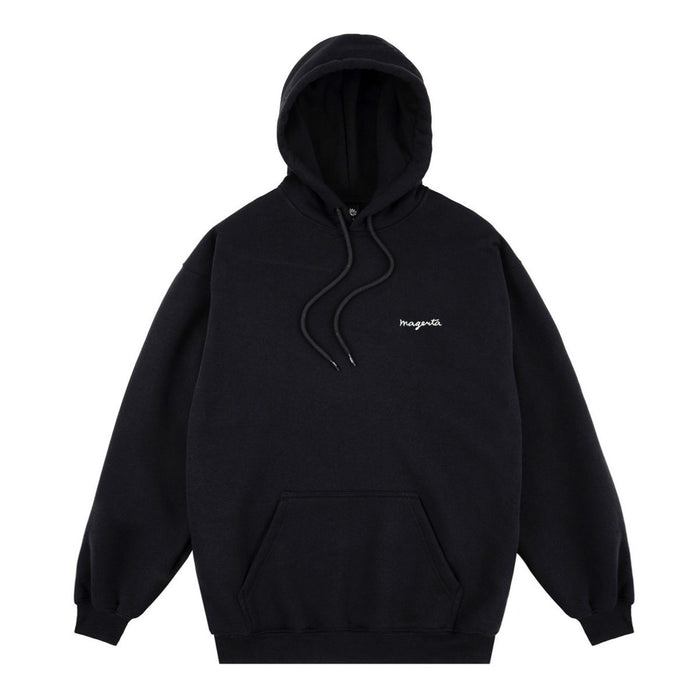 Magenta Pomme Hoodie Black