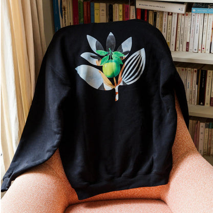 Magenta Pomme Hoodie Black