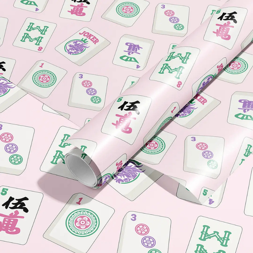 Mahjong Tiles Wrapping Paper - Becket Hitch