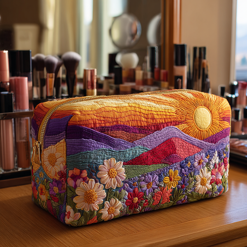 Makeuptaske Bjerge i Aftenlys