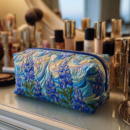 Makeuptaske Blå Blomsterhav
