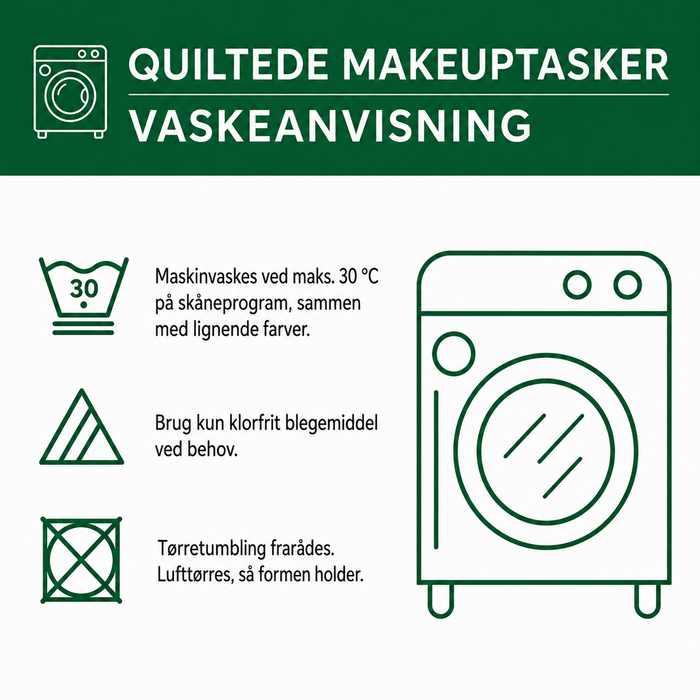 Makeuptaske Blomstereng i Regnbuefarver