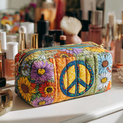Makeuptaske Fredstegn i Blomster