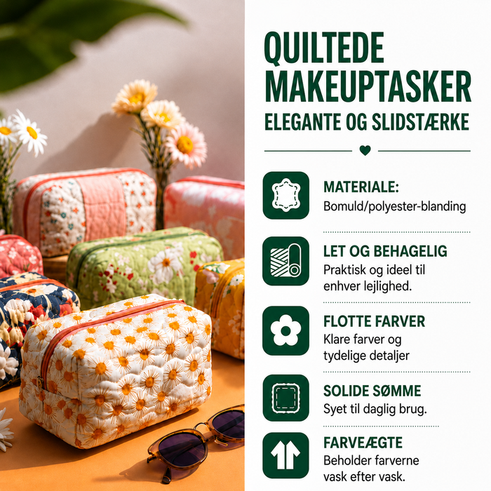 Makeuptaske Katte i Blåt