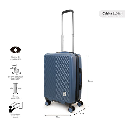 Maleta de cabina Marsella azul