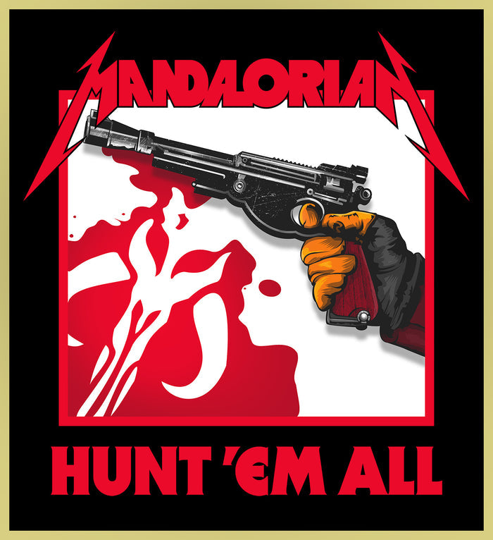 MANDALORIAN - HUNT - HEAVY METAL TURBO TEE!