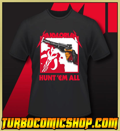 MANDALORIAN - HUNT - HEAVY METAL TURBO TEE!