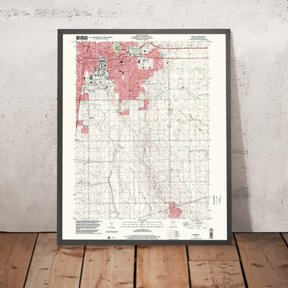 Map of Urbana, Illinois by USGS, 1998 – Champaign & University of Illinois