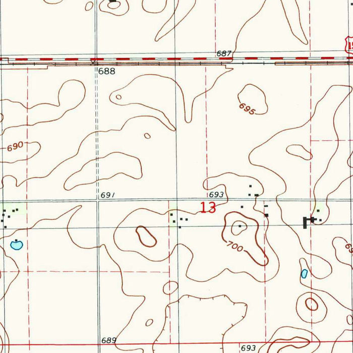 Map of Urbana, Illinois by USGS, 1998 – Champaign & University of Illinois