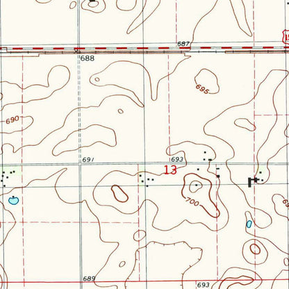 Map of Urbana, Illinois by USGS, 1998 – Champaign & University of Illinois