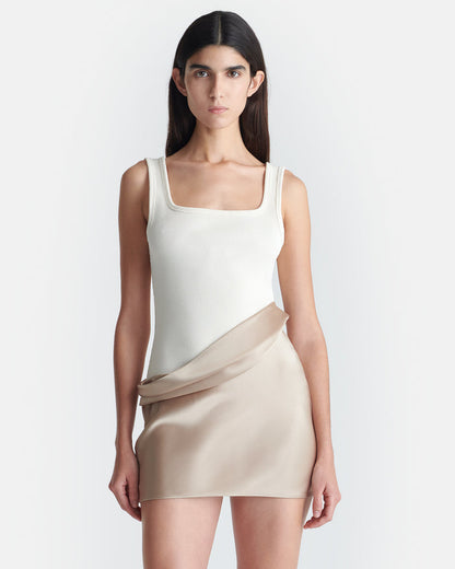 Marijn - Mini dress - Dune/Creme