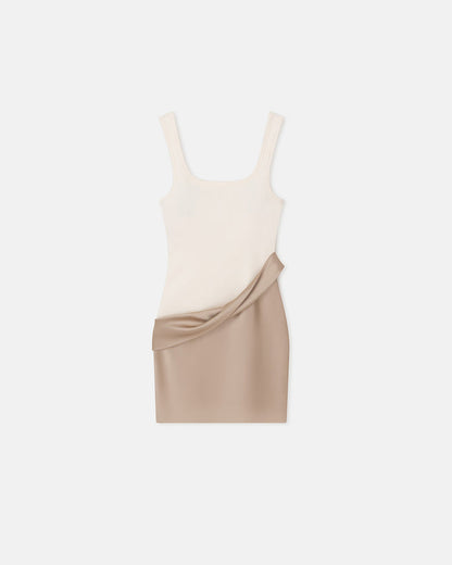 Marijn - Mini dress - Dune/Creme