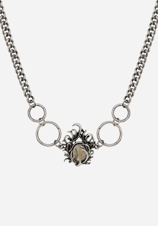 Marte Trapped Flower Choker