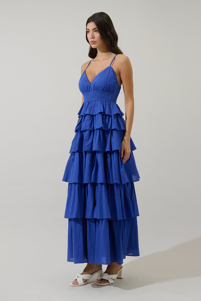 Marvey Ruffle Tiered Maxi Dress