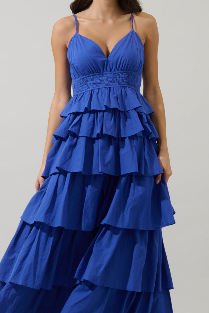 Marvey Ruffle Tiered Maxi Dress