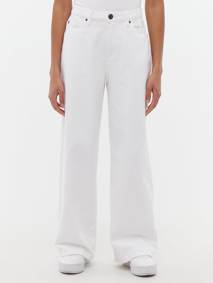 Maxina White Bottoms Denim Shot 1