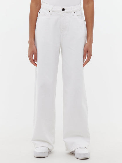 Maxina White Bottoms Denim Shot 1