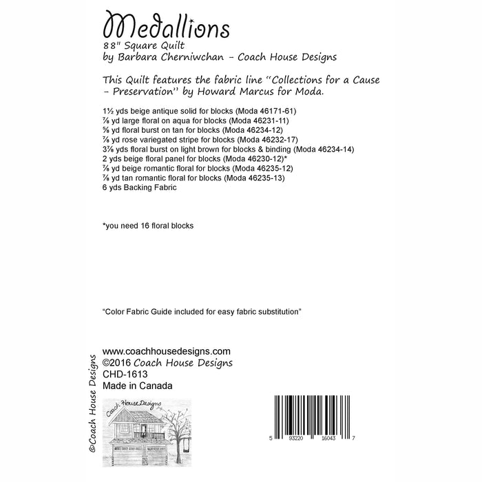 Medallions Quilt Pattern