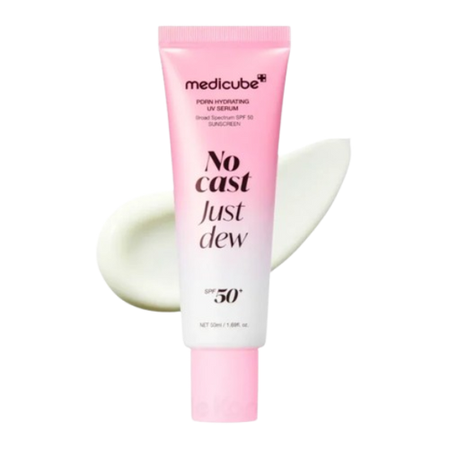 Medicube PDRN Hydrating Sun Serum SPF50+PA++++ No Cast Just Dew 50Ml