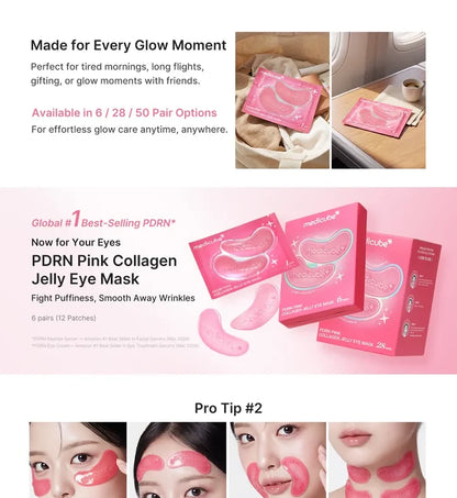 Medicube Pdrn Pink Collagen Jelly Eye Mask