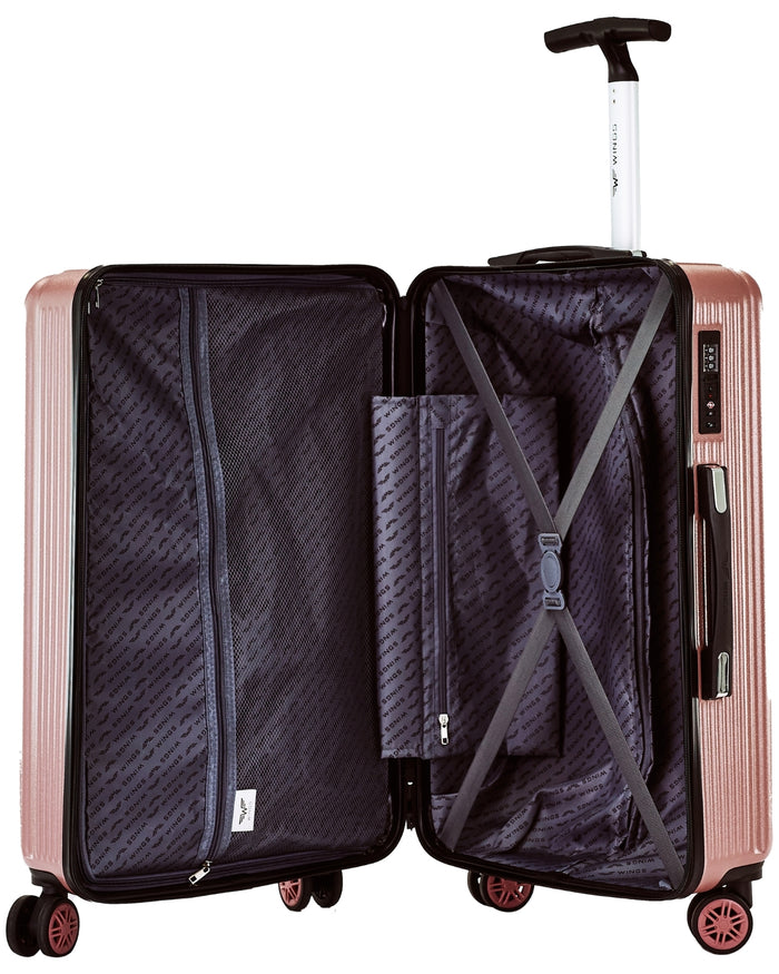 Medium suitcase Wings PC African Eagle 2.0 24" PINK