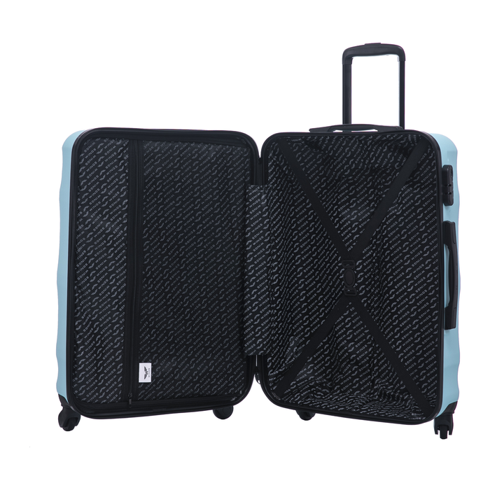 Walizka ŚREDNIA WINGS ABS+ VULTURE 24" Light Blue VULTURE COLLECTION