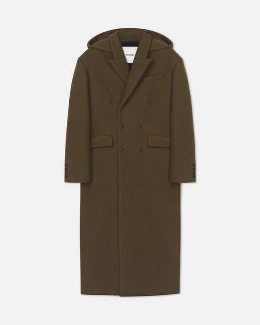 Melva - Coat - Wood