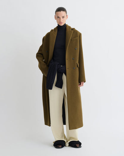 Melva - Coat - Wood