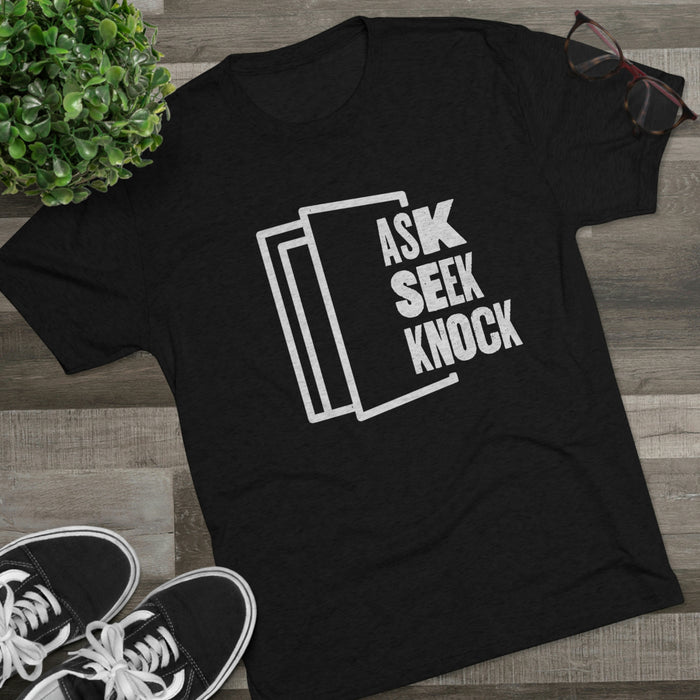 Men's Ask. Seek. Knock. Premium T-shirt