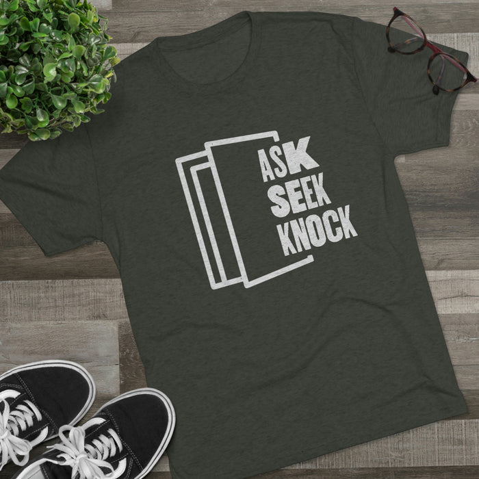 Men's Ask. Seek. Knock. Premium T-shirt