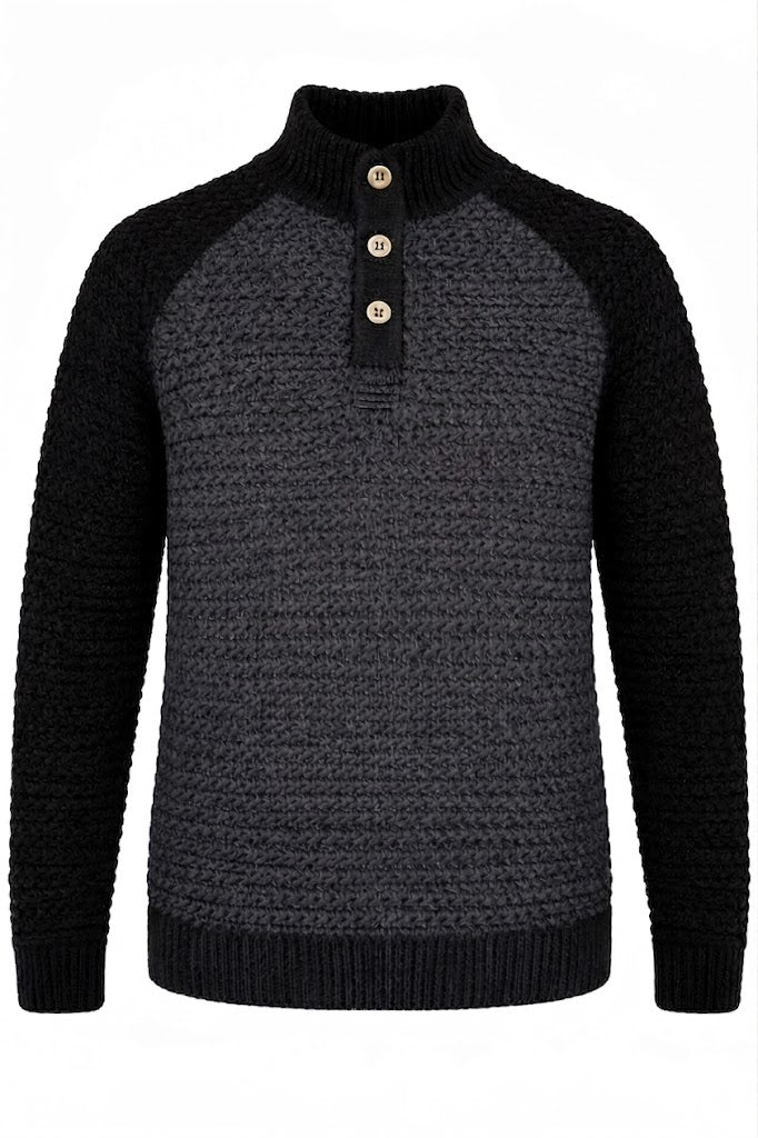 Men's Colourblock Knitted Jumper