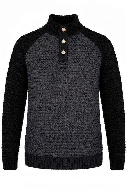 Men's Colourblock Knitted Jumper
