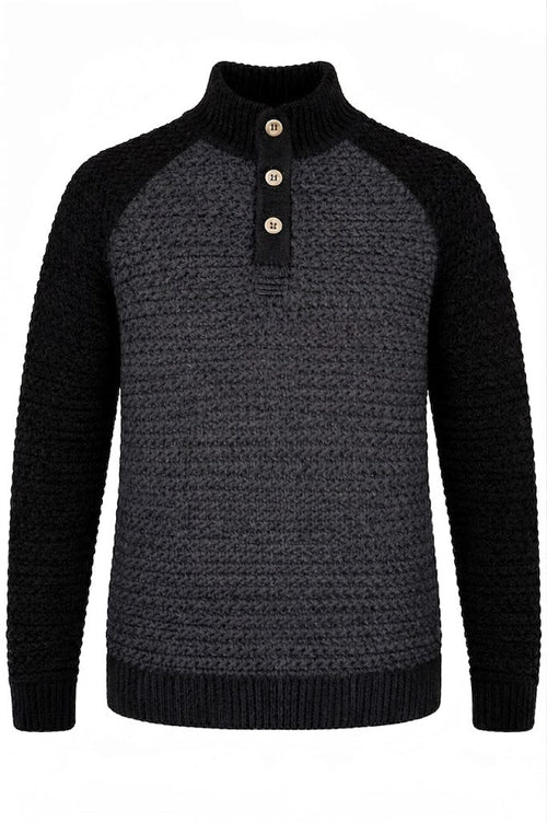 Men's Colourblock Knitted Jumper