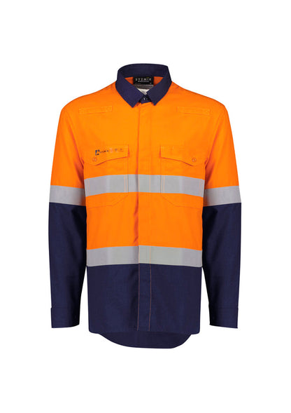 Men's Flame Lightweight Ripstop Spliced Shirt - Hoop Taped ZW180