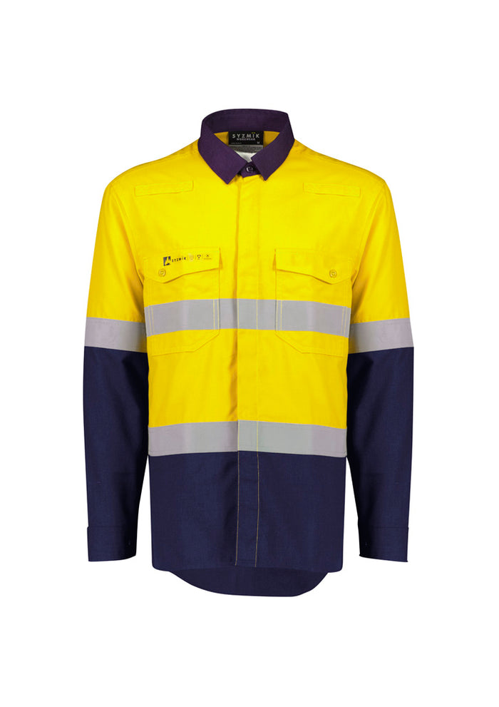 Men's Flame Lightweight Ripstop Spliced Shirt - Hoop Taped ZW180