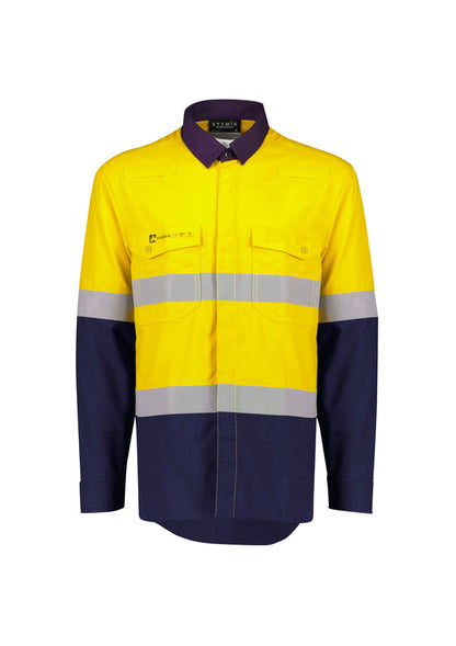 Men's Flame Lightweight Ripstop Spliced Shirt - Hoop Taped ZW180