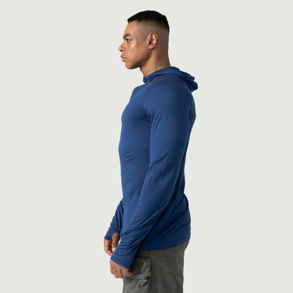 Men's Merino 200g Long Sleeve Half Zip Hoodie