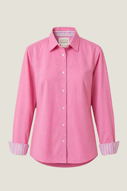 Men's Organic Cotton Plain Shirt  | Pink