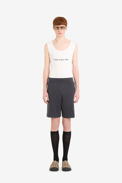 ETUDES STUDIO MESH SHORT CARBON 2