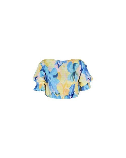 MIAMI CRINKLE TOP BUTTERCUP