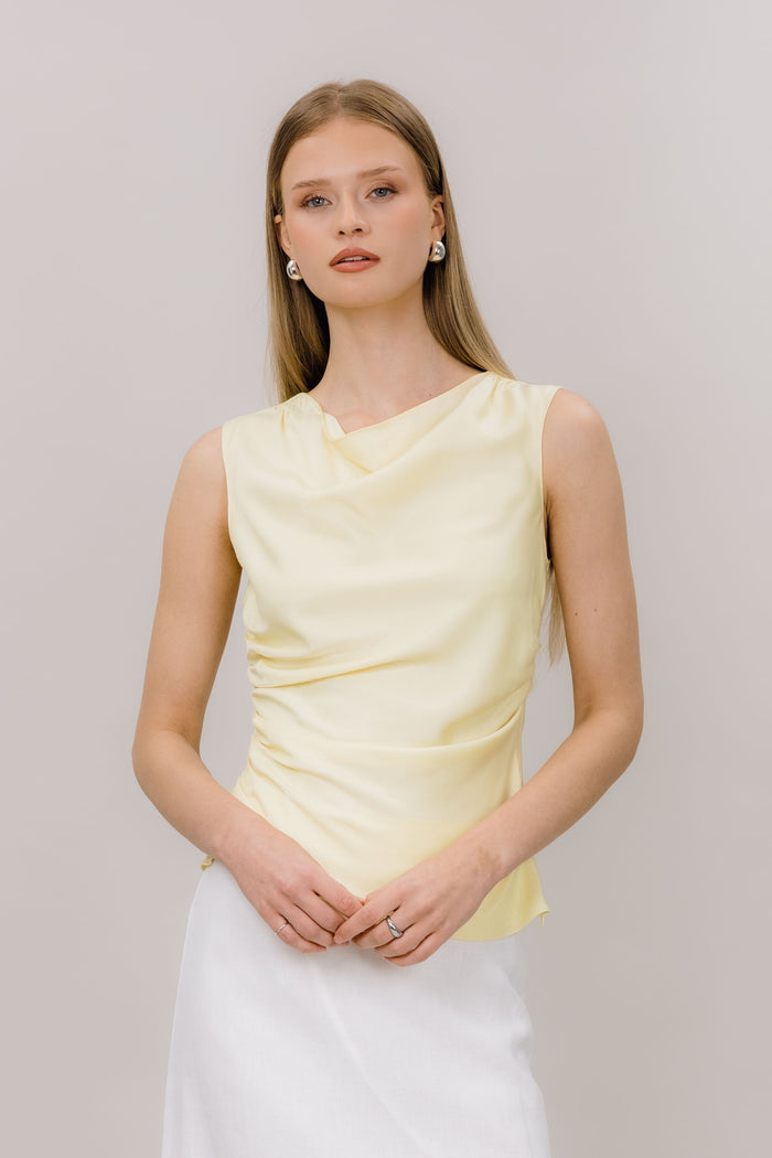 Urban Pioneers Female Micola Top TOP PASTEL YELLOW