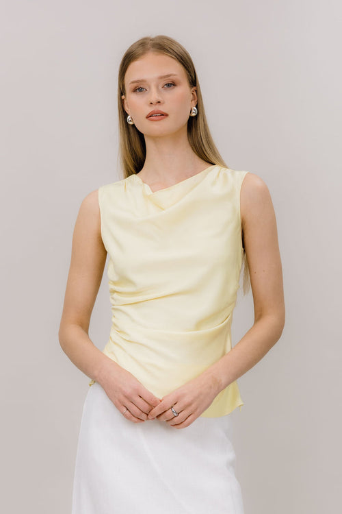 Urban Pioneers Female Micola Top TOP PASTEL YELLOW