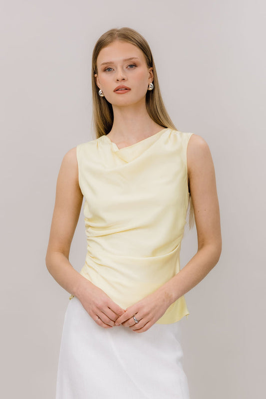 Urban Pioneers Female Micola Top TOP PASTEL YELLOW