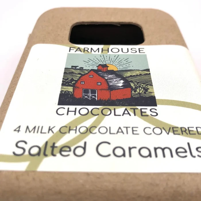 Milk Chocolate Covered Salted Caramel - 4 Piece