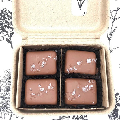Milk Chocolate Covered Salted Caramel - 4 Piece