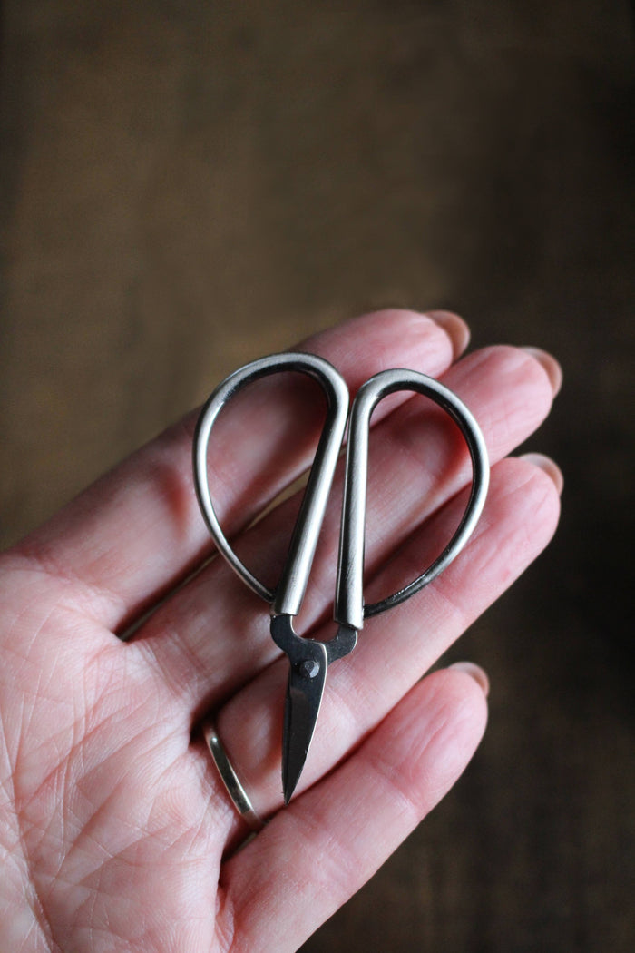 Mini Bonsai Snips : Antique Silver