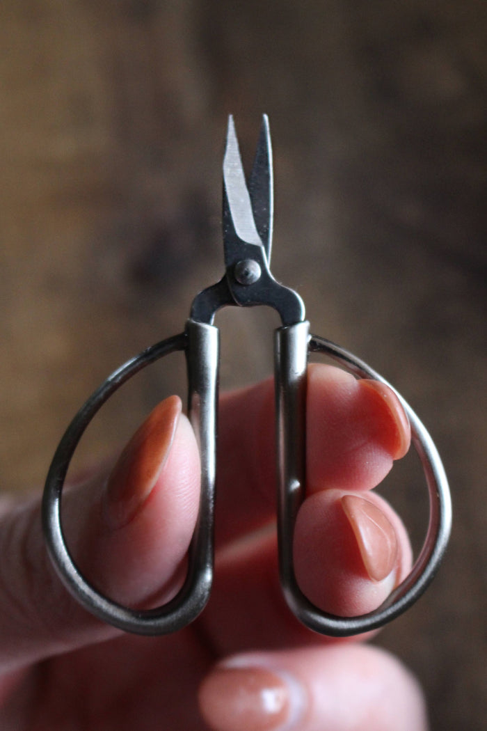 Mini Bonsai Snips : Antique Silver