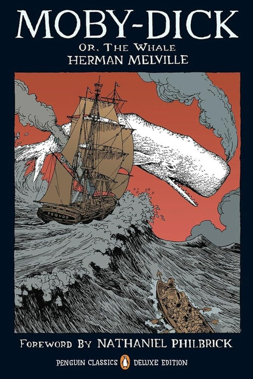 Moby-Dick: or, The Whale (Penguin Classics Deluxe Edition) cover image