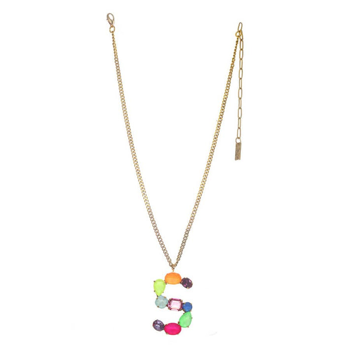 Monograms in Neon Necklace